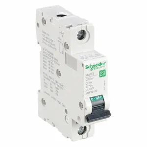 SCHNEIDER ELECTRIC M9F22102 Iec Supplementary Protector, 2A, Rating 240/415VAC, Rating 60VDC | CH6QEF 482K89