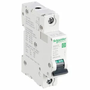 SCHNEIDER ELECTRIC M9F22120 Iec Supplementary Protector, 20A, Rating 240/415VAC, Rating 60VDC | CH6QEP 482K98