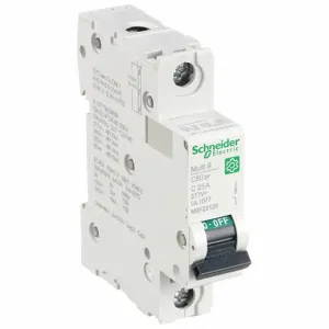 SCHNEIDER ELECTRIC M9F22125 Iec Supplementary Protector, 25A, Rating 240/415VAC, Rating 60VDC | CH6QEQ 482K99