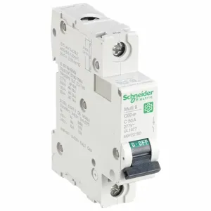 SCHNEIDER ELECTRIC M9F22150 Iec Supplementary Protector, 50A, Rating 240/415VAC, Rating 60VDC | CH6QEU 482L04