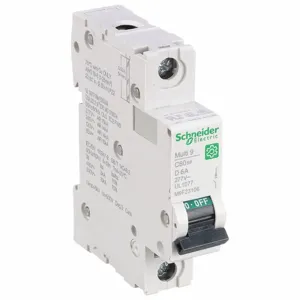 SCHNEIDER ELECTRIC M9F23106 Supplementary Protector, 6A, 240/415VAC | CH6QGD 482L55