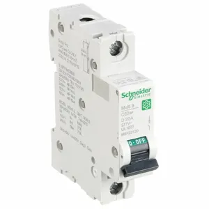 SCHNEIDER ELECTRIC M9F23120 Iec Supplementary Protector, 20A, Rating 240/415VAC, Rating 60VDC | CH6QGJ 482L60