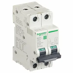 SCHNEIDER ELECTRIC M9F23220 Supplementary Protector, 20A, 240/415/440VAC | CH6QGY 482L78