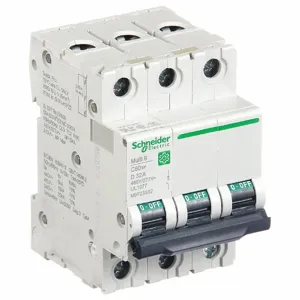 SCHNEIDER ELECTRIC M9F23332 Iec Supplementary Protector, 32A, Rating 240/415/440VAC | CH6QHM 482L93