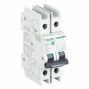 SCHNEIDER ELECTRIC M9F42206 Iec Miniature Circuit Breaker, 6A, Curve Type C, Rating 240/277/480VAC | CH6QJL 482M35