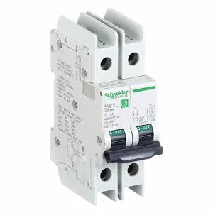 SCHNEIDER ELECTRIC M9F42215 Iec Miniature Circuit Breaker, 15A, Curve Type C, Rating 240/277/480VAC | CH6QJP 482M38