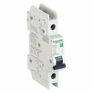 SCHNEIDER ELECTRIC M9F43102 Miniature Circuit Breaker, 2A, D Curve Type, 240/415VAC Voltage Rating | CH6QKK 482M65