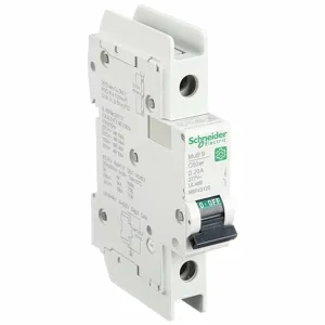 SCHNEIDER ELECTRIC M9F43120 Iec Miniature Circuit Breaker, 20A, Curve Type D, Rating 240/415VAC, Phase 1 | CH6QKU 482M73