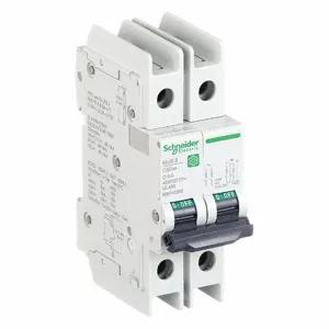 SCHNEIDER ELECTRIC M9F43206 Iec Miniature Circuit Breaker, 6A, Curve Type D, Rating 240/277/480VAC | CH6QLE 482M87