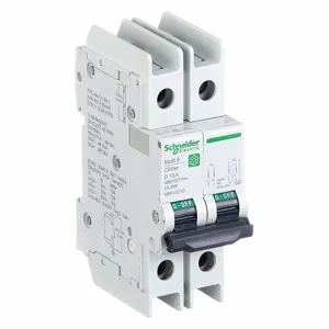 SCHNEIDER ELECTRIC M9F43210 Miniature Circuit Breaker, 10A, D Curve Type, 240/277/480VAC Voltage Rating | CH6QLG 482M89