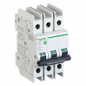 SCHNEIDER ELECTRIC M9F43301 Miniature Circuit Breaker, 1A, D Curve Type, 240/277/480VAC Voltage Rating | CH6QLN 482M99