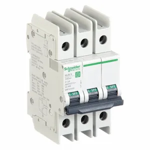 SCHNEIDER ELECTRIC M9F43303 Iec Miniature Circuit Breaker, 3A, Curve Type D, Rating 240/277/480VAC | CH6QLQ 482N02