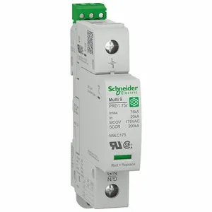 SCHNEIDER ELECTRIC M9L11120 Surge Arrester, Single Phase, 120VAC, 1 Poles, 2 Wires, L-N | CU2EVV 800DP9