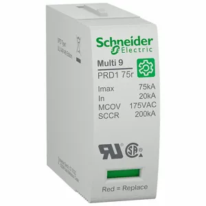 SCHNEIDER ELECTRIC M9LC175 Surge Arrester Cartridge, 120 V, For PRD175r Surge Protection Devices | CU2EBC 800DR4