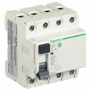 SCHNEIDER ELECTRIC M9R12463 Iec Supplementary Protector, 63 A, 240 Vac, 86 Ma Rated Residual Current | CU2BTF 482N37