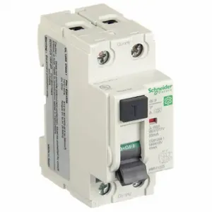 SCHNEIDER ELECTRIC M9R41225 Iec Supplementary Protector, 25 A, 240 Vac, 26 Ma Rated Residual Current | CU2BRR 482N38