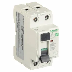 SCHNEIDER ELECTRIC M9R44225 Iec Supplementary Protector, 25 A, 240 Vac, 260 Ma Rated Residual Current | CU2BRW 482N40