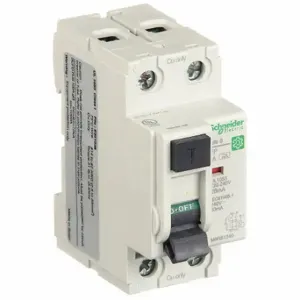 SCHNEIDER ELECTRIC M9R81240 Iec Supplementary Protector, 40 A, 240 Vac, 26 Ma Rated Residual Current | CU2BTB 482N42