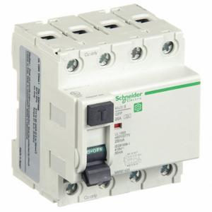 SCHNEIDER ELECTRIC M9R81425 Iec Supplementary Protector, 25 A, 240 Vac, 26 Ma Rated Residual Current | CU2BRT 482N44