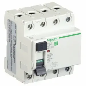 SCHNEIDER ELECTRIC M9R81463 Iec Supplementary Protector, 63 A, 240 Vac, 26 Ma Rated Residual Current | CU2BTD 482N46