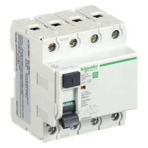 SCHNEIDER ELECTRIC M9R84425 Iec Supplementary Protector, 25 A, 240 Vac, 260 Ma Rated Residual Current | CU2BRV 482N49