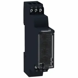 SCHNEIDER ELECTRIC RE17RLJU Time Delay Relay, DIN-Rail Mounted, 12VAC, 8 A, 6 Pins/Terminals, 1 sec to 100 hr | CU2EDQ 55WL90