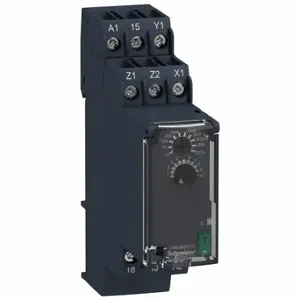 SCHNEIDER ELECTRIC RE22R1ACMR Time Delay Relay, DIN-Rail Mounted, 240VAC, 8 A, 6 Pins/Terminals, 0.05 sec to 300 hr | CU2EEE 55WM57