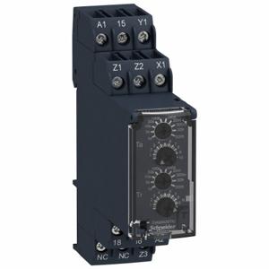 SCHNEIDER ELECTRIC RE22R1AKMR Time Delay Relay, DIN-Rail Mounted, 240VAC, 8 A, 6 Pins/Terminals, 0.05 sec to 300 hr | CU2EEC 55WN55