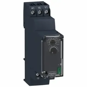 SCHNEIDER ELECTRIC RE22R1DMR Time Delay Relay, DIN-Rail Mounted, 240VAC, 8 A, 6 Pins/Terminals, 0.05 sec to 300 hr | CU2EDZ 55WM58