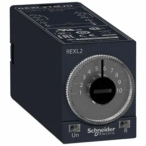 SCHNEIDER ELECTRIC REXL2TMB7 Multi-Function Timing Relay, 24VAC, 5A @ 24 V, 8 Pins, DPDT | CE9VFQ 55WL93