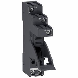 SCHNEIDER ELECTRIC RGZE1S35M Relay Socket, 10 A Rating, Din-Rail Socket Mounting, 5 Pins, H Socket | CU2DDQ 615A31