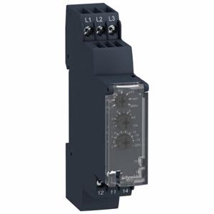 SCHNEIDER ELECTRIC RM17TU00 3 Phase Relay 250V, 5A, DIN-Rail Mounted, 5A Current Rating | CU2DJK 48P933