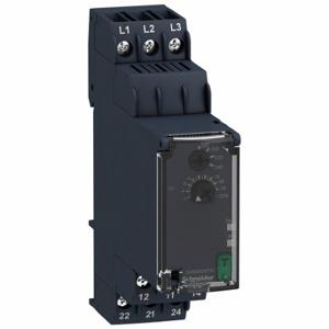 SCHNEIDER ELECTRIC RM22TU21 Phase Monitor Relay, DIN-Rail Mounted, 8 A Current Rating, 200 to 240VAC | CU2CNC 55WZ29