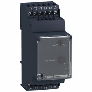 SCHNEIDER ELECTRIC RM35TM250MW Adjustable Current Sensing Relay, DIN-Rail Mounted, 5 A Current Rating | CU2DEQ 55WM02