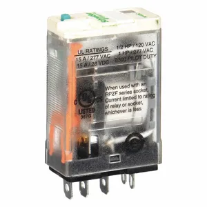 SCHNEIDER ELECTRIC RPM12JD Relay 5-pin Spdt 15a 12vdc | AF6PYC 1XZN5