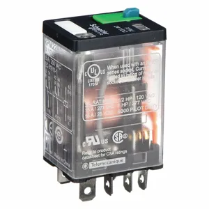 SCHNEIDER ELECTRIC RPM22BD Relay 8-pin Dpdt 15a 24vdc | AF6PXX 1XZL3