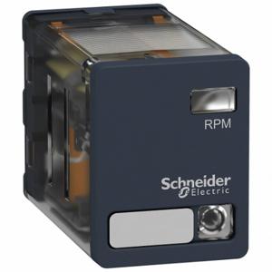 SCHNEIDER ELECTRIC RPM23FD Relay, Socket Mounted, 15 A Current Rating, 110V DC, 8 Pins/Terminals, Dpdt | CP4MAC 55WZ41