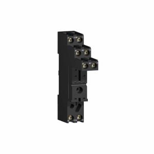 SCHNEIDER ELECTRIC RSZE1S48M Relay Socket, 10 A Rating, Din-Rail Socket Mounting, 5 Pins, Elevator, Finger Safe | CU2DDP 615A39