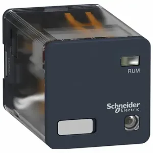 SCHNEIDER ELECTRIC RUMC23F7 Relay, Socket Mounted, 10 A Current Rating, 120V AC, 8 Pins/Terminals, Dpdt | CP4LYQ 55WL60