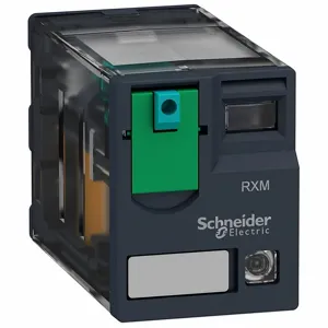 SCHNEIDER ELECTRIC RXM2AB2FD Relay, Socket Mounted, 12 A Current Rating, 110V DC, 8 Pins/Terminals, Dpdt | CP4LZX 55WL71