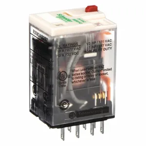 SCHNEIDER ELECTRIC RXM3AB2B7 Relay 11pin 3pdt 10a 24vac | AF6PYU 1XZR8