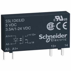 SCHNEIDER ELECTRIC SSL1D03JD Halbleiterrelais, 3.5 A Nennstrom, 3 bis 12 V DC, Pin-Anschluss | CU2DXN 55WL23