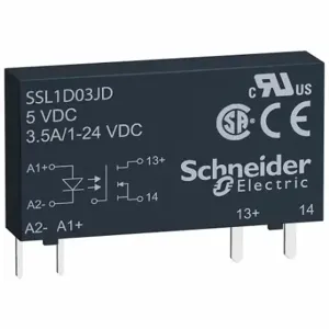 SCHNEIDER ELECTRIC SSL1D03JD Solid State Relay, 3.5 A Current Rating, 3 To 12V Dc, Pin Termination | CU2DXN 55WL23