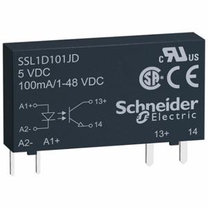 SCHNEIDER ELECTRIC SSL1D101BD Halbleiterrelais, 0.1 A Nennstrom, 16 bis 30 V DC, Pin-Anschluss | CU2DXH 55WL24