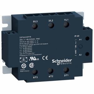 SCHNEIDER ELECTRIC SSP3A225BDR Solid State Relay, Surface Mounted, 25 A Max Output Current | CU2DYT 55WM99