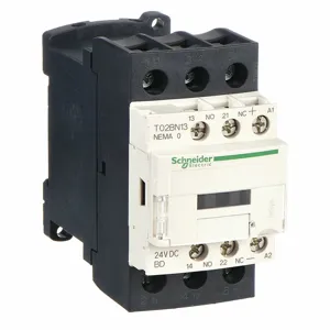 SCHNEIDER ELECTRIC T02BN13BD Contactor Nema 24vdc | AF6MLF 19YH72