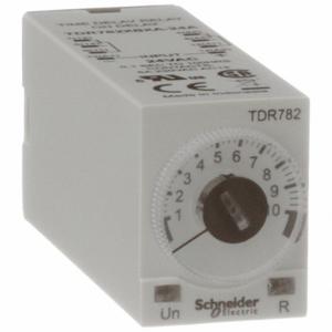 SCHNEIDER ELECTRIC TDR782XBXA-24A Einzelfunktions-Zeitverzögerungsrelais, Sockelmontage, 24 V AC, 5 A, 8 Pins/Anschlüsse, Einschaltverzögerung | CU2EDM 6CXC3