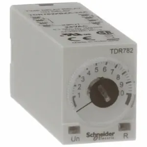 SCHNEIDER ELECTRIC TDR782XBXA-24A Single Function Time Delay Relay, Socket Mounted, 24V AC, 5 A, 8 Pins/Terminals, On Delay | CU2EDM 6CXC3