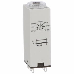 SCHNEIDER ELECTRIC TDR782XBXA-24D Single Function Time Delay Relay, Socket Mounted, 24V DC, 5 A, 8 Pins/Terminals, On Delay | CU2EDP 6CXC4