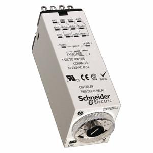 SCHNEIDER ELECTRIC TDR782XDXA-110A Single Function Time Delay Relay, Socket Mounted, 110V AC, 5 A, 14 Pins/Terminals | CU2EDF 6CXC5